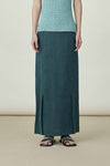 SWAYING/KNIT fragrant cloud yarn skirt SW24SS3B44 sapphire blue
